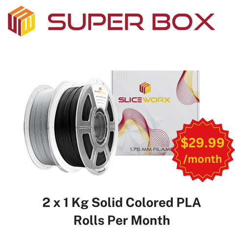 SLICEWORX Monthly Filament Subscriptions- SUPER Box -US Only