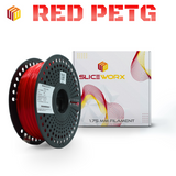 SLICEWORX - PETG RED Filament 1.75 mm for FDM Printers