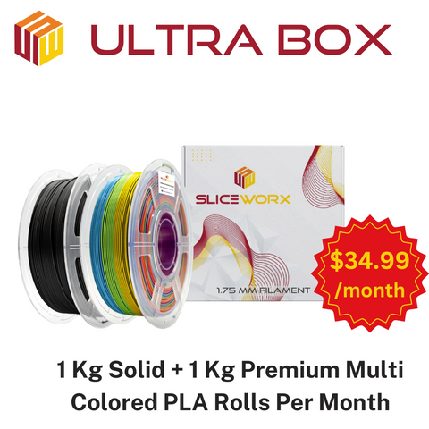 SLICEWORX Monthly Filament Subscriptions- ULTRA Box -US Only