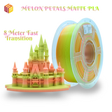 Sliceworx PLA Matte Gradient Filament 1.75 mm - MELON PETALS -Pink-Candy Green Matte PLA