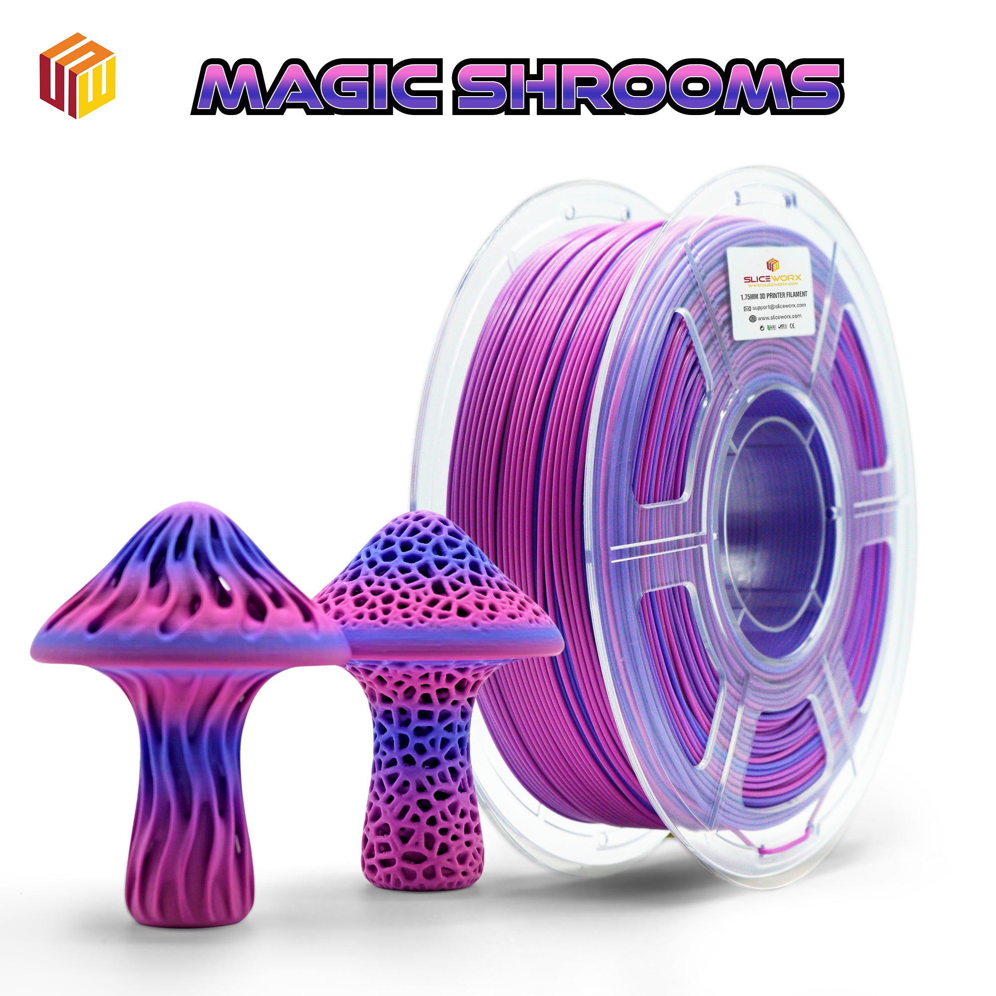 Stretch Magic Purple Sparkle, 1mmx5M Spool #SM10SSP5
