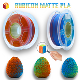 Sliceworx PLA Matte TriColor Filament 1.75 mm - RUBICON Blue-Pink-Gold Matte PLA (Copy)