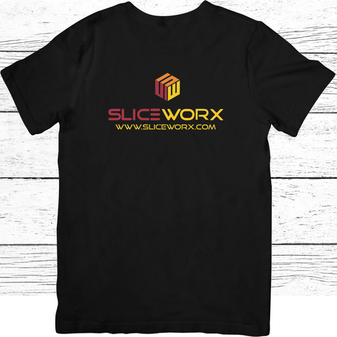 SLICEWORX Unisex Triblend T-shirt with Sliceworx Logo