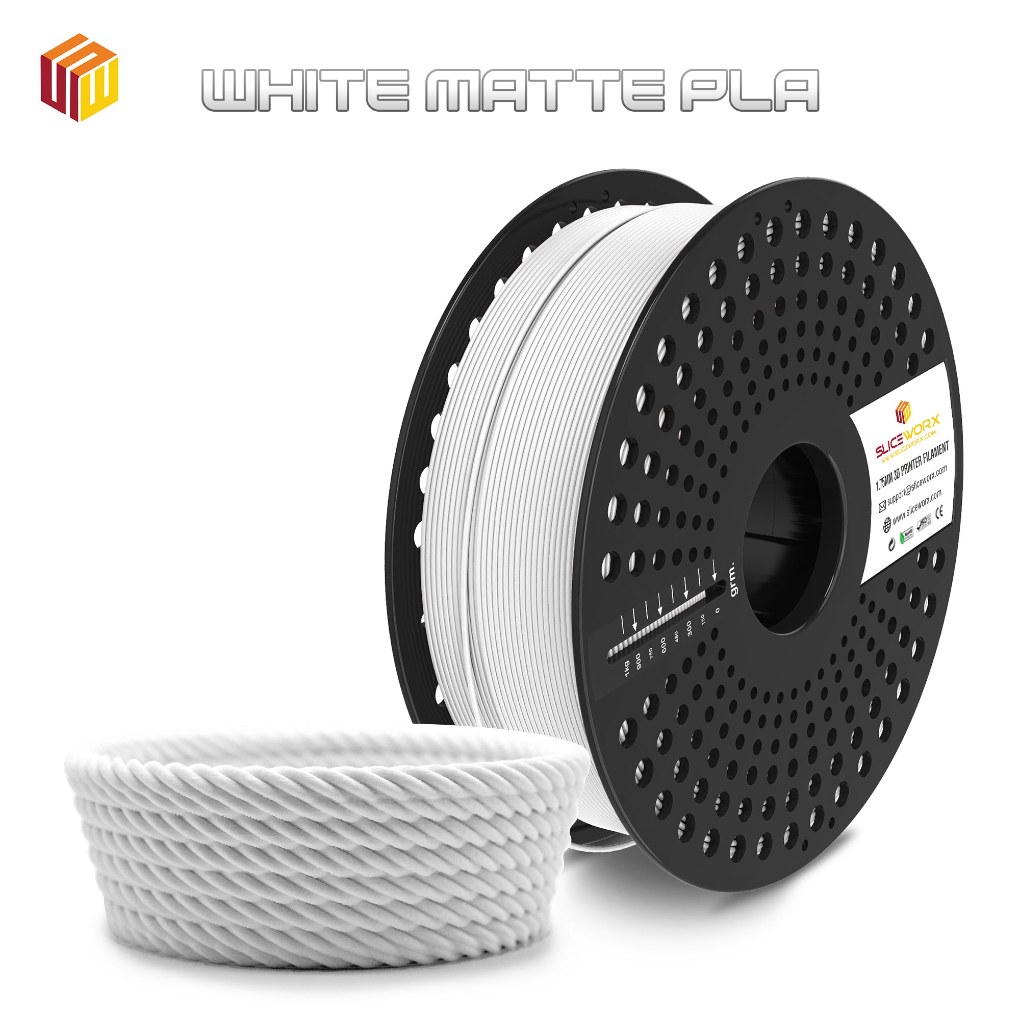Filament PLA mat 1.75 mm noir dailyfil - 4.5kg — Filimprimante3D, pla mat 